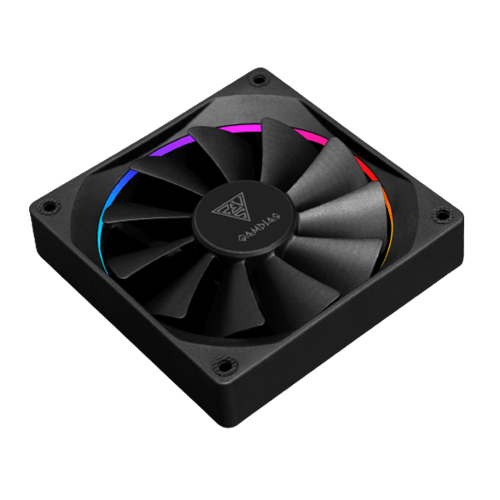 Gamdias Aeolus M3-1204R - 120mm PWM ARGB Cabinet Fan (Four Pack)